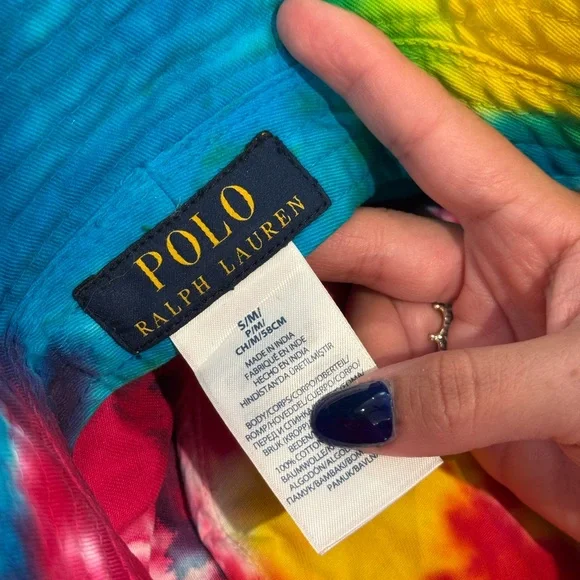 Polo by Ralph Lauren Tie-Dye Kids Bucket Hat Set - Picture 2 of 2